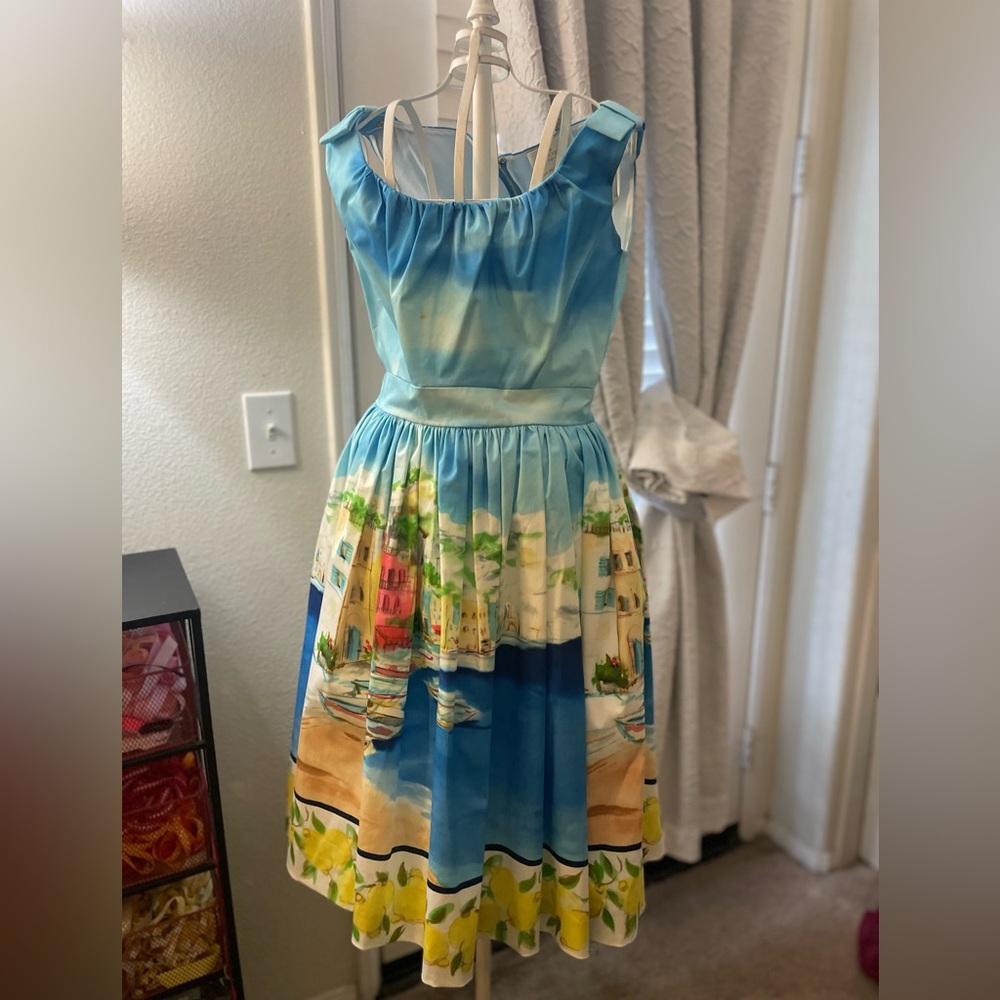 Kate Spade ‘Elza’ dress Capri Landscape w lemons